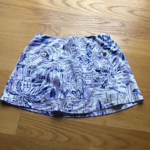 Lilly Pulitzer Madison skort size small rock dock